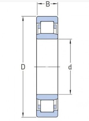Подшипник NJ 308 ETVP2 FAG