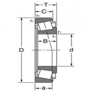 Подшипник HCTR080702J/1D KOYYO