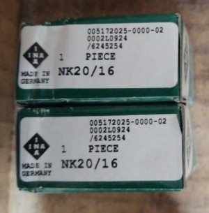 Подшипник NK20/16 INA