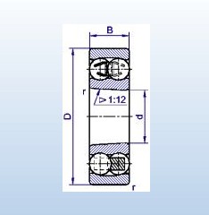 Подшипник 1209K (111209)