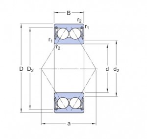 Подшипник 3214 A-2Z/MT33 SKF